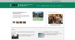 Desktop Screenshot of hgv-badwurzach.de